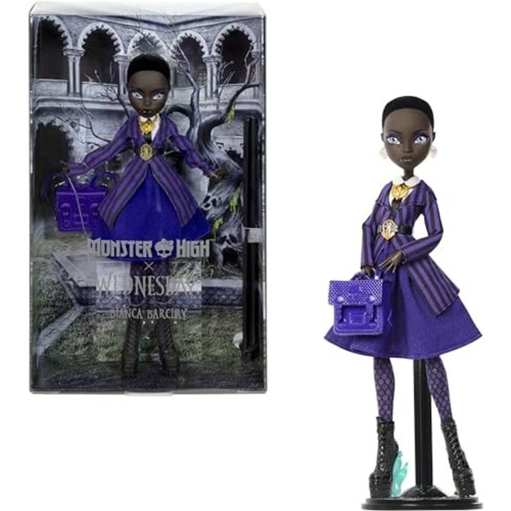Monster High X Wednesday Collectible Doll Bianca Barclay NWT